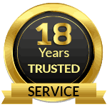 18 Years Trusted service